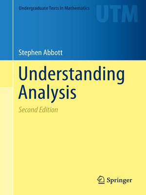 cover image of Understanding Analysis